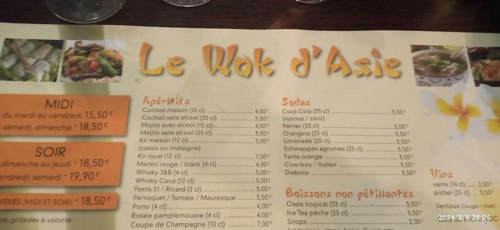Le Wok d'Asie - Menu Image 4